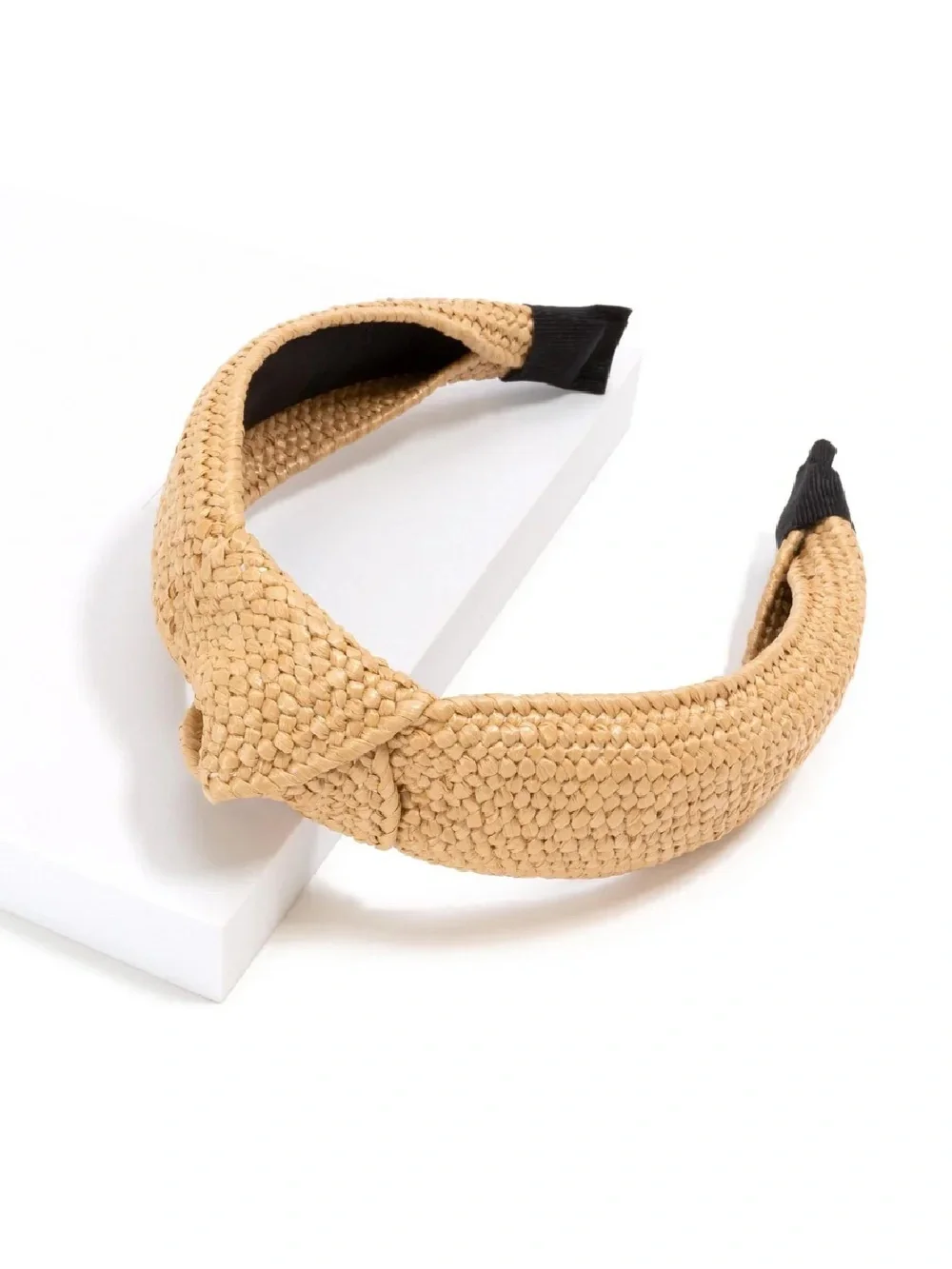 Set of Three Headbands NWT Anthropologie Active, Tan Top Knot, Fabric Top Knot